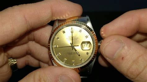 datejust rolex change time.